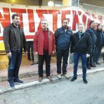 image-78307 Σωματείο ΔΕΗ “Η Ένωση”: Συμβολική κατάληψη στην είσοδο των κεντρικών γραφείων της ΔΕΗ στην Χαλκοκονδύλη (Φωτογραφίες)