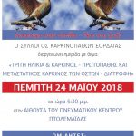 image-112150 Πτολεμαΐδα: Ημερίδα με θέμα: « 3η ηλικία και καρκίνος – πρωτοπαθής και μεταστατικός καρκίνος των οστών –διατροφή», την Πέμπτη 24 Μαϊου
