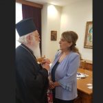 image-120342 Ολυμπία Τελιγιορίδου: Συνάντηση με τον Αρχιεπίσκοπο Αλβανίας κ.κ. Αναστάσιο (Δελτίο τύπου)