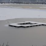 image-155663 Πάγωσε τμήμα της λίμνης Πολυφύτου, κοντά στη γέφυρα Ρυμνίου (φωτογραφίες)