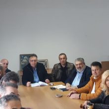 image-180430 Συναντήσεις του υποψήφιου Δημάρχου Εορδαίας Παναγιώτη Πλακεντά με το Προεδρείο του Εργατικού Κέντρου Πτολεμαΐδας, με το Διοικητικό Συμβούλιο του Πολιτιστικού Συλλόγου Κομάνου και με τους εργαζόμενους στον Παιδικό Σταθμό της ΔΕΗ.