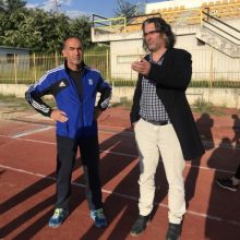image-184836 Επίσκεψη του υποψήφιου Δημάρχου Χρήστου Ελευθερίου, στο Δημοτικό στάδιο Σερβίων (Φωτογραφίες)