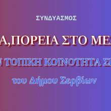 image-185728 Το ψηφοδέλτιο του συνδυασμού “ΣΕΡΒΙΑ, ΠΟΡΕΙΑ ΣΤΟ ΜΕΛΛΟΝ” για την τοπική κοινότητα Σερβίων