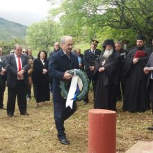 image-185802 Σε κλίμα συγκίνησης τελέστηκε το ετήσιο Μνημόσυνο των τεσσάρων Στρατιωτών, τριών Σοβιετικών και ενός Πολωνού, στη μαρτυρική Κοινότητα Μεσοβούνου