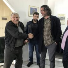 image-186380 Επίσκεψη του υποψήφιου Δημάρχου Σερβίων Χρήστου Ελευθερίου, στις επιχειρήσεις μαρμάρου στο Τρανόβαλτο και συνάντηση στον Μορφωτικό Σύλλογο Αυλών
