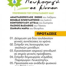 image-188538 Γνωστοποίηση Υποψηφιοτήτων Συνδυασμού – Προγράμματος “Λευκοπηγή σε Κίνηση”