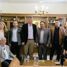 image-189119 Συνάντηση με το Εμπορικό και Βιομηχανικό Επιμελητήριο Κοζάνης είχε ο συνδυασμός «Κοζάνη ΜΠΡΟΣΤΑ» του Ευάγγελου Σημανδράκου