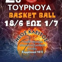 image-192692 2ο τουρνουά μπάσκετ, στις 19 Ιουνίου, από την Αστραπή Κλείτου Κοζάνης