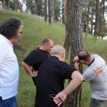 image-203300 Επίσκεψη κλιμακίου Δασολόγων στο λόφο του κάστρου Σερβίων