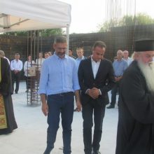 image-239678 kozan.gr: Πραγματοποιήθηκε, το απόγευμα της Τετάρτης 21/8, η ακολουθία της Θεμελίωσης της νέας πτέρυγας του Τιάλειου Εκκλησιαστικού Γηροκομείου Κοζάνης