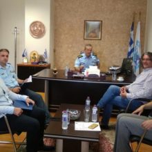 image-244899 Τον Αστυνομικό Διευθυντή Κοζάνης Διόγκαρη Σπυρίδωνα επισκέφθηκε ο Δήμαρχος Σερβίων Χρήστος Ελευθερίου την Τετάρτη 18 Σεπτεμβρίου