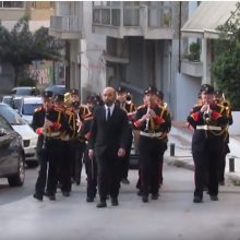 image-248681 kozan.gr: Ώρα 08:00 π.μ.: H φιλαρμονική του Δήμου Κοζάνης, “Πανδώρα”, με αφορμή τη σημερινή επέτειο της απελευθέρωσης, παιανίζει εμβατήρια στους κεντρικούς δρόμους της Κοζάνης (Βίντεο)