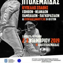 image-248735 Οι 1οι Πανελλήνιοι αγώνες ξιφασκίας στην Πτολεμαΐδα, 2-3 Νοεμβρίου