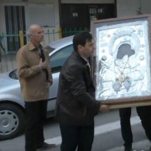 image-253505 Tα Σέρβια, υποδέχτηκαν, το απόγευμα της Τετάρτης 30 Οκτωβρίου, την εικόνα της Παναγίας Ζιδανιώτισσας (Bίντεο)