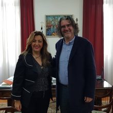 image-257808 kozan.gr: Συνάντηση με τη Μαρία Αντωνίου, επικεφαλής του γραφείου του Πρωθυπουργού στη Θεσσαλονίκη, είχε το πρωί της Παρασκευής 22/11, ο Δήμαρχος Σερβίων Χρήστος Ελευθερίου (Φωτογραφίες)