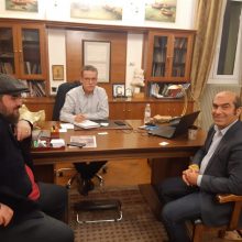 image-267221 Mε τον προϊστάμενο Βορείου Ελλάδος της Διεύθυνσης Νέας Γενιάς της Γενικής Γραμματείας Επαγγελματικής Εκπαίδευσης, Κατάρτισης και Διά Βίου Μάθησης, Μπάμπη Παπαϊωάννου συναντήθηκε ο Δήμαρχος Κοζάνης, Λάζαρος Μαλούτα,
