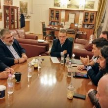 image-273183 Koζάνη: Συνάντηση με τον Εκπρόσωπο Τύπου του Κινήματος Αλλαγής, Παύλο Χρηστίδη, είχαν, το απόγευμα του Σαββάτου 1 Φεβρουαρίου, οι δήμαρχοι των Ενεργειακών Δήμων της περιοχής