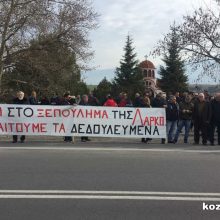 image-277491 Η επιτροπή αγώνα, που αντιδρά στο κλείσιμο της ΛΑΡΚΟ, καλεί όλους εμπλεκόμενους φορείς, σήμερα Παρασκευή 21 Φεβρουαρίου, για το συντονισμό των επόμενων κινήσεων