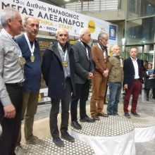 image-279275 Βραβεύτηκε, στη Θεσσαλονίκη, ο συμπολίτης μας, από την Κοζάνη, Τάκης Σταθόπουλος, 1ος νικητής στην ηλικιακή κατηγορία 60-64 στα 10.000 μ. του 14ου Διεθνούς Μαραθωνίου Θεσσαλονίκης 2019