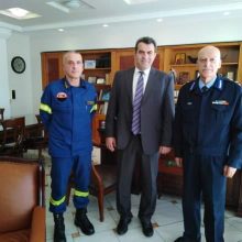image-279342 Συνάντηση με το νέο Περιφερειακό Διοικητή Πυροσβεστικών Υπηρεσιών Δυτικής Μακεδονίας, Αρχιπύραρχο Ιωάννη Ράπτη, είχε ο Αντιπεριφεριάρχης Π.Ε. Καστοριάς κ. Σαββόπουλος Δημήτριος