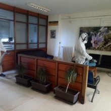 image-283256 Ξεκίνησε, το πρωί του Σαββάτου 21/3, απολύμανση στο κτήριο της Π.Ε. Κοζάνης στην Κοζάνη (Φωτογραφία)