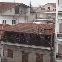 image-283470 kozan.gr: Ώρα 10.15: Ασθενής χιονόπτωση στην Πτολεμαΐδα (Βίντεο)