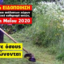 image-291345 Δήμος Φλώρινας: 2η ειδοποίηση – υποχρεωτικός καθαρισμός οικοπέδων και ακάλυπτων χώρων από ιδιώτες για την πρόληψη των πυρκαγιών