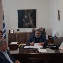 image-292963 Υπογραφή σύμβασης για το έργο: «Εργασίες αποκατάστασης καθίζησης εδαφόπλακας Μονάδας ΑΣ II στο 9ο Δημοτικό Σχολείο Πτολεμαΐδας»