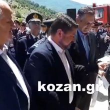 image-295207 kozan.gr: Πραγματοποιήθηκαν το μεσημέρι της Κυριακής 14/6, από τον Υφυπουργό Πολιτικής Προστασίας και Διαχείρισης Κρίσεων Νικόλαο Χαρδαλιά τα εγκαίνια του Εποχικού Πυροσβεστικού Κλιμακίου στις Πρέσπες (Βίντεο & Φωτογραφίες)