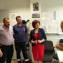 image-296275 Στο Κέντρο του ΕΚΑΒ Δυτικής Μακεδονίας (στην Κοζάνη) η βουλευτής Παρασκευή Βρυζίδου (Φωτογραφία)