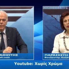 image-298833 Η βουλευτής Κοζάνης (Ν.Δ.) Παρασκευή Βρυζίδου σε μια συζήτηση για την υγειονομική κρίση, τα προβλήματα στην Π.Ε. Κοζάνης που θέλουν άμεση αντιμετώπιση, την επόμενη μέρα στην οικονομία, αν έκανε πίσω η κυβέρνηση στην “Συμφωνία Πρεσπών” κ.α.