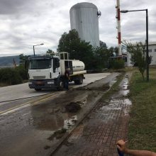image-299492 Πτολεμαίδα: Εργασίες πλυσίματος στο Πάρκο Εκτάκτων Αναγκών από συνεργείο του Δήμου Εορδαίας