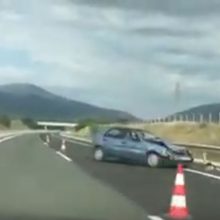 image-302752 Εγνατία: Τροχαίο στο τμήμα Κοζάνης – Βέροιας, πριν τα διόδια Πολυμύλου (Bίντεο)