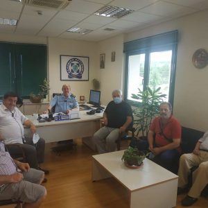 image-303600 Η Συντονιστική Επιτροπή Αγώνα Κοζάνης επισκέφθηκε τον Γενικό Περιφερειακό Αστυνομικό Διευθυντή Δυτικής Μακεδονίας Ταξίαρχο κ. Θεόδωρο Κεραμά