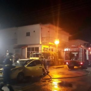 image-303874 Αυτοκίνητο τυλίχθηκε στις φλόγες στη Δήμητρα Γρεβενών (Βίντεο)