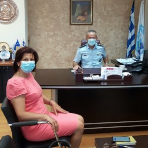 image-304528 Εθιμοτυπική επίσκεψη της Βουλευτή Π.Ε. Κοζάνης Παρασκευής Βρυζίδου στο Αστυνομικό Μέγαρο Κοζάνης