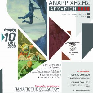 image-306893 Διοργάνωση Σχολής Αναρρίχησης Βράχου Αρχαρίων από τον Ε.Ο.Σ. Κοζάνης