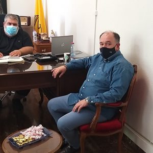 image-309931 Με το Δήμαρχο Π. Πλακεντά συναντήθηκε, σήμερα Τρίτη 29/9, ο Διοικητής του Μποδοσάκειου Σ. Παπασωτηρίου (Φωτογραφία)
