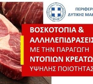 image-311289 Διάσκεψη με θέμα: “Βοσκοτόπια και αλληλεπιδράσεις με την παραγωγή ντόπιων κρεάτων υψηλής ποιότητας”, την Παρασκευή 9 Οκτωβρίου