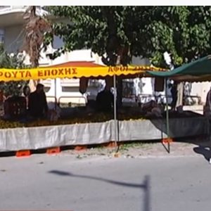 image-313499 Εικόνες από τη λειτουργία της λαϊκής αγοράς στην περιοχή της Αγίας Παρασκευής Κοζάνης (Βίντεο)