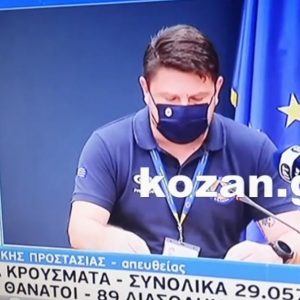 image-313971 kozan.gr: Κορωνοϊός: Απο το επίπεδο 2 (επιτήρησης) στο επίπεδο 1 (ετοιμότητας) “κατεβαίνει” η Π.Ε. Γρεβενών – Αυτό ανακοίνωσε ο Ν. Χαρδαλιάς (Bίντεο)