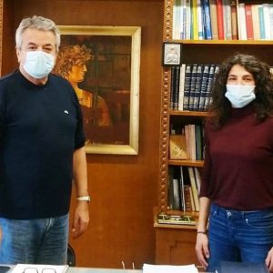 image-324605 Επίσκεψη της Πρωταθλήτριας Ελλάδος στο Έπταθλο Στέλλας Τζικανούλα στον Αντιπεριφερειάρχη Κοζάνης