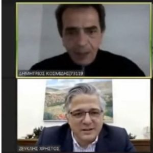 image-326871 kozan.gr: Ζευκλής σε Κοσμίδη: “Δε ξέρω αν ήταν δικό σας αποτέλεσμα τ’ ότι ένας από τους 10 που προσλήφθηκαν στα διόδια είναι ο κουμπάρος σας και κολλητός σας. Δεν ξέρω αν στεναχωρηθήκατε που η αίτηση τού γιου σας δεν έγινε δεκτή από την Εγνατία για να προσληφθεί εκεί πέρα. Δεν ξέρω τι συζητήσεις κάνετε πίσω από εμάς” – “Μη ζορίζεστε τόσο πολύ κύριε Δήμαρχε. Θα ήθελα να ήξερα ποιος είναι ο κουμπάρος μου και για ποιον γιο μου ενδιαφέρθηκα για την Εγνατία Οδό. Πρέπει να ντρέπεστε! Αυτά είναι που κάνετε εσείς και δεν με αγγίζουν εμένα καθόλου. Και τα δυο μου τα παιδιά, ευτυχώς, έχουν δουλειά και δεν έχουν ανάγκη από καμία Εγνατία Οδό. Και κανένας κουμπάρος μου δεν έχει τοποθετηθεί στην Εγνατία Οδό. Ντροπή και μόνο που το είπατε. Αυτό δείχνει και τι άνθρωπος είστε”, απάντησε ο Δ. Κοσμίδης (Βίντεο)