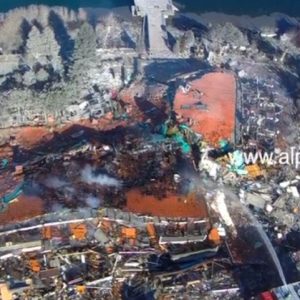 image-328968 Kαστοριά: Εικόνες από drone καταγράφουν το μέγεθος της καταστροφής στο ΤΣΑΜΗΣ (Βίντεο)