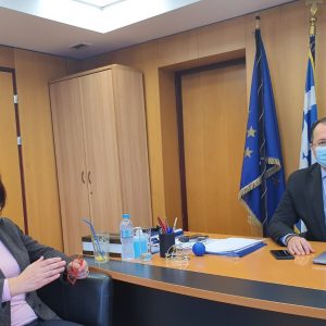image-329775 Στον Υφυπουργό Ψηφιακής Διακυβέρνησης Γιώργο Στύλιο η Βουλευτής Π.Ε. Κοζάνης Παρασκευή Βρυζίδου
