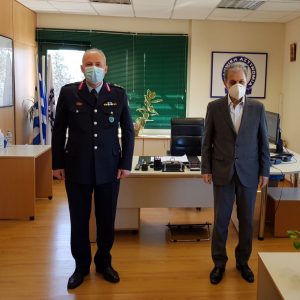 image-332757 Εθιμοτυπική επίσκεψη του Βουλευτή Ν. Κοζάνης της Νέας Δημοκρατίας Γιώργου Αμανατίδη στο Γενικό Περιφερειακό Αστυνομικό Διευθυντή Δυτικής Μακεδονίας, Ταξίαρχο κ. Θωμά Νέστορα πραγματοποιήθηκε το πρωί της Παρασκευής (26-02-2021)