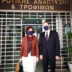 image-332914 Τον Υπουργό και Υφυπουργό Αγροτικής Ανάπτυξης Σπήλιο Λιβανό και Γιάννη Οικονόμου συνάντησε η Βουλευτής Π.Ε. Κοζάνης Παρασκευή Βρυζίδου