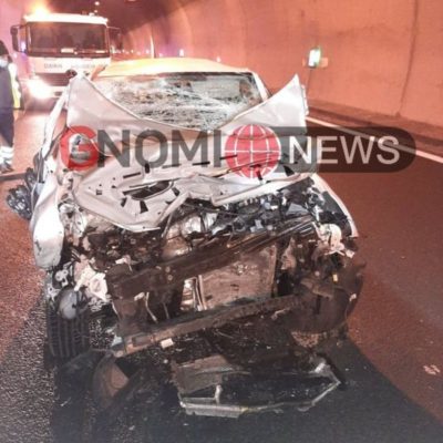 image-338905 Τροχαίο ατύχημα μέσα σε τούνελ στην Εγνατία οδό Βέροιας – Κοζάνης (Φωτογραφίες)