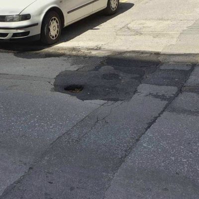 image-341751 Kozan.gr: Αυτά έχουν τα “μπαλώματα” – Ούτε μία εβδομάδα δεν κράτησε το “μπάλωμα” επί της οδού Παύλου Χαρίση