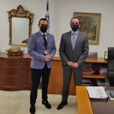 image-343799 Συνάντηση στην Αθήνα Δημάρχου Καστοριάς, Γιάννη Κορεντσίδη με Διοικητή Υ.Π.Α. για Υδατοδρόμιο και Αεροδρόμιο Καστοριάς